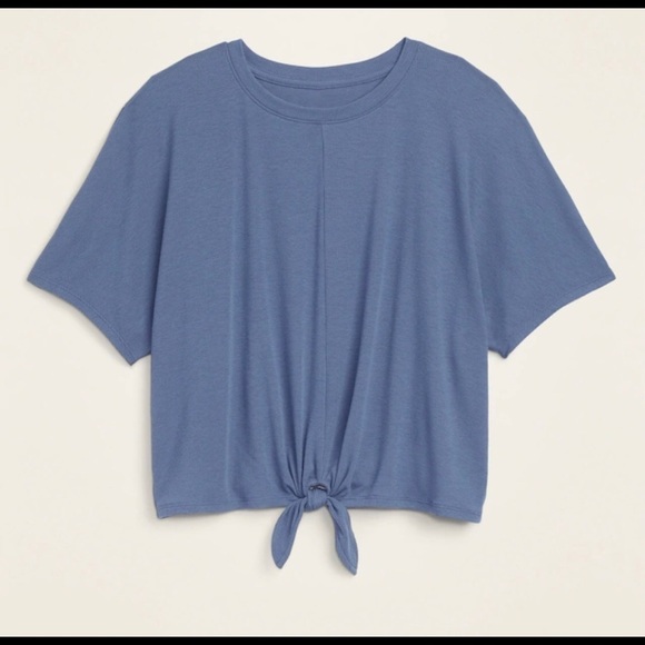 NWT Ultralite Rib-knight Tie Hem performance top - Picture 1 of 1